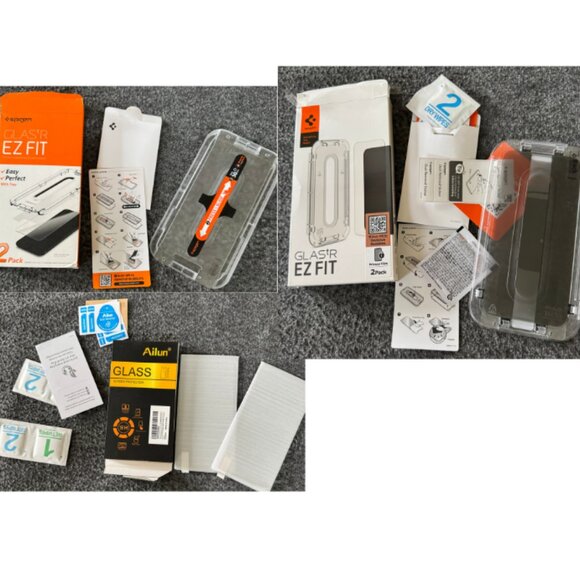 4 total IPHONE 11 Pro Max Screen Protectors Spigen & Spigen Privacy & Aliun - Picture 1 of 8